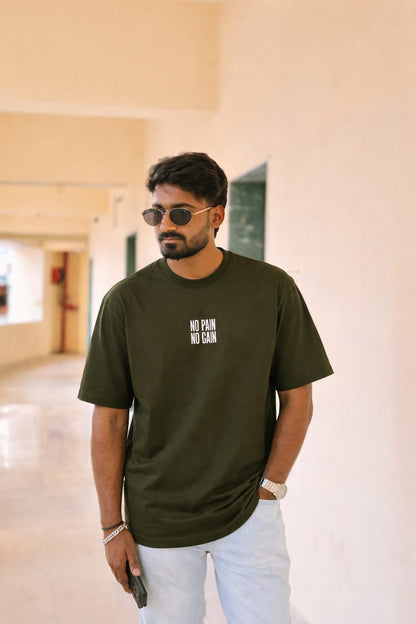 Fitness Fit Men’s Oversized T-Shirt – Premium Cotton Fit