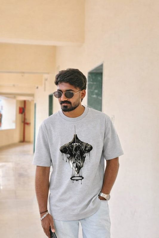 Men’s Oversized Graphic T-Shirt – Premium Cotton Fit