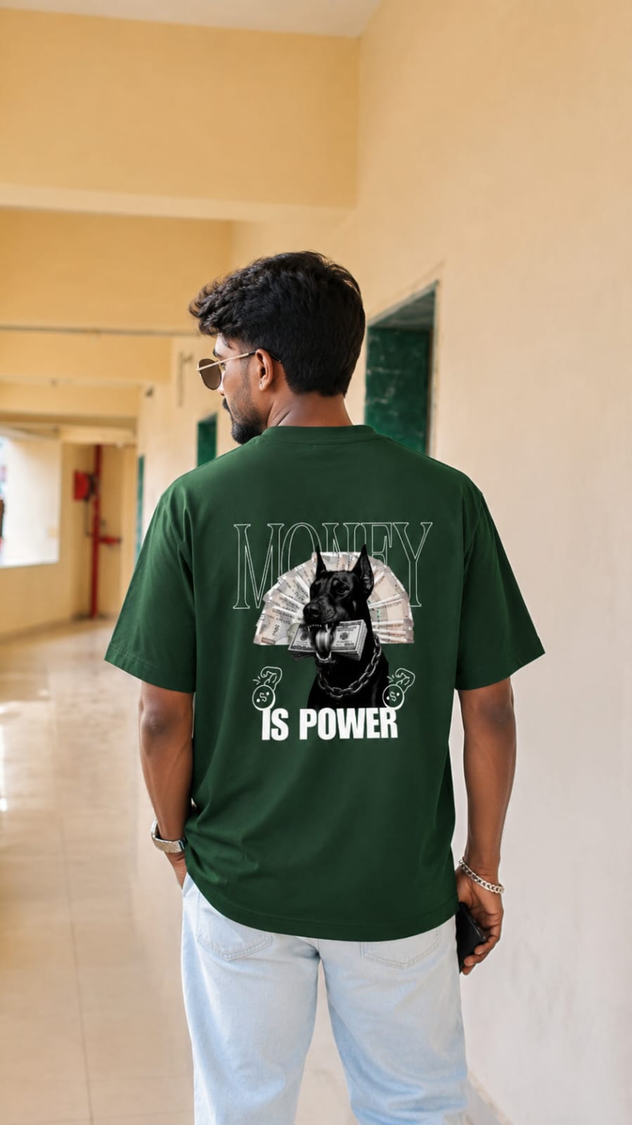 Money Mindset – Men’s Oversized Streetwear T-shirt