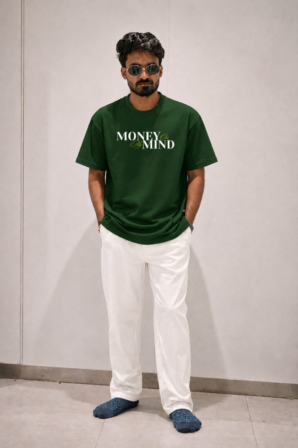 Money Mindset – Men’s Oversized Streetwear T-shirt