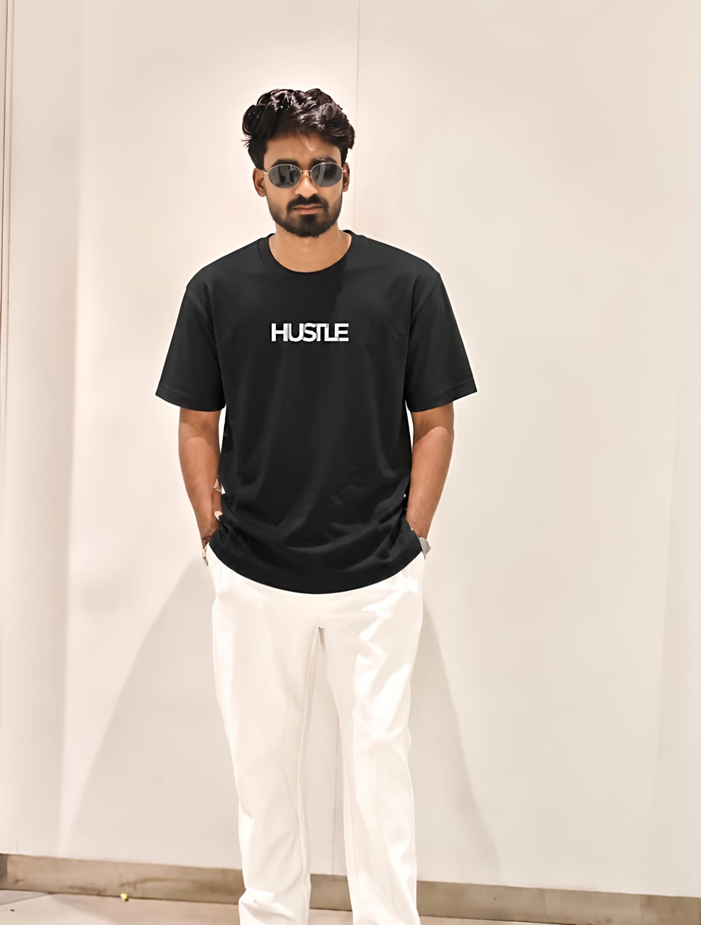 Hustle Oversized T-Shirt for Men