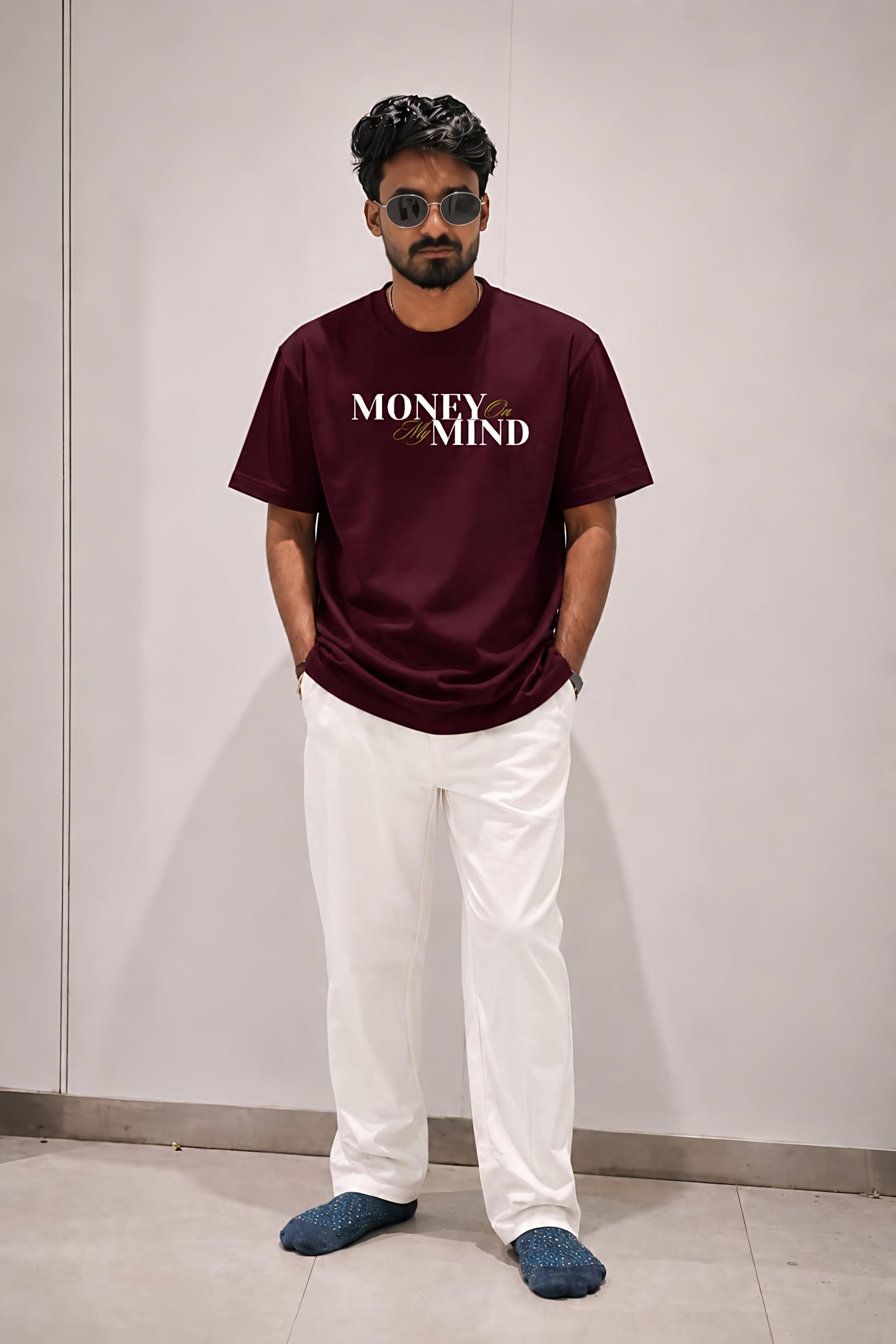 Money Mindset – Men’s Oversized Streetwear T-shirt