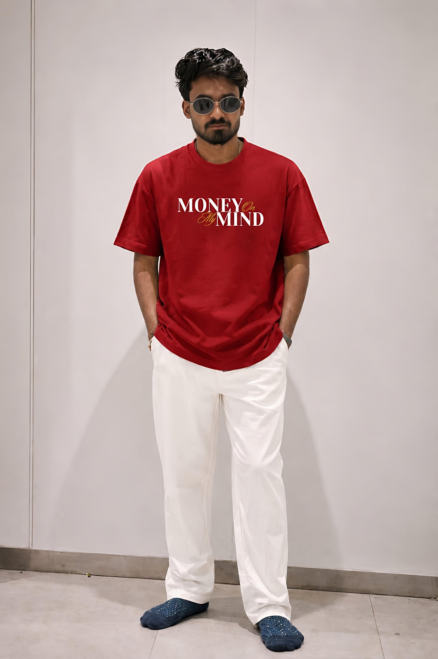 Money Mindset – Men’s Oversized Streetwear T-shirt