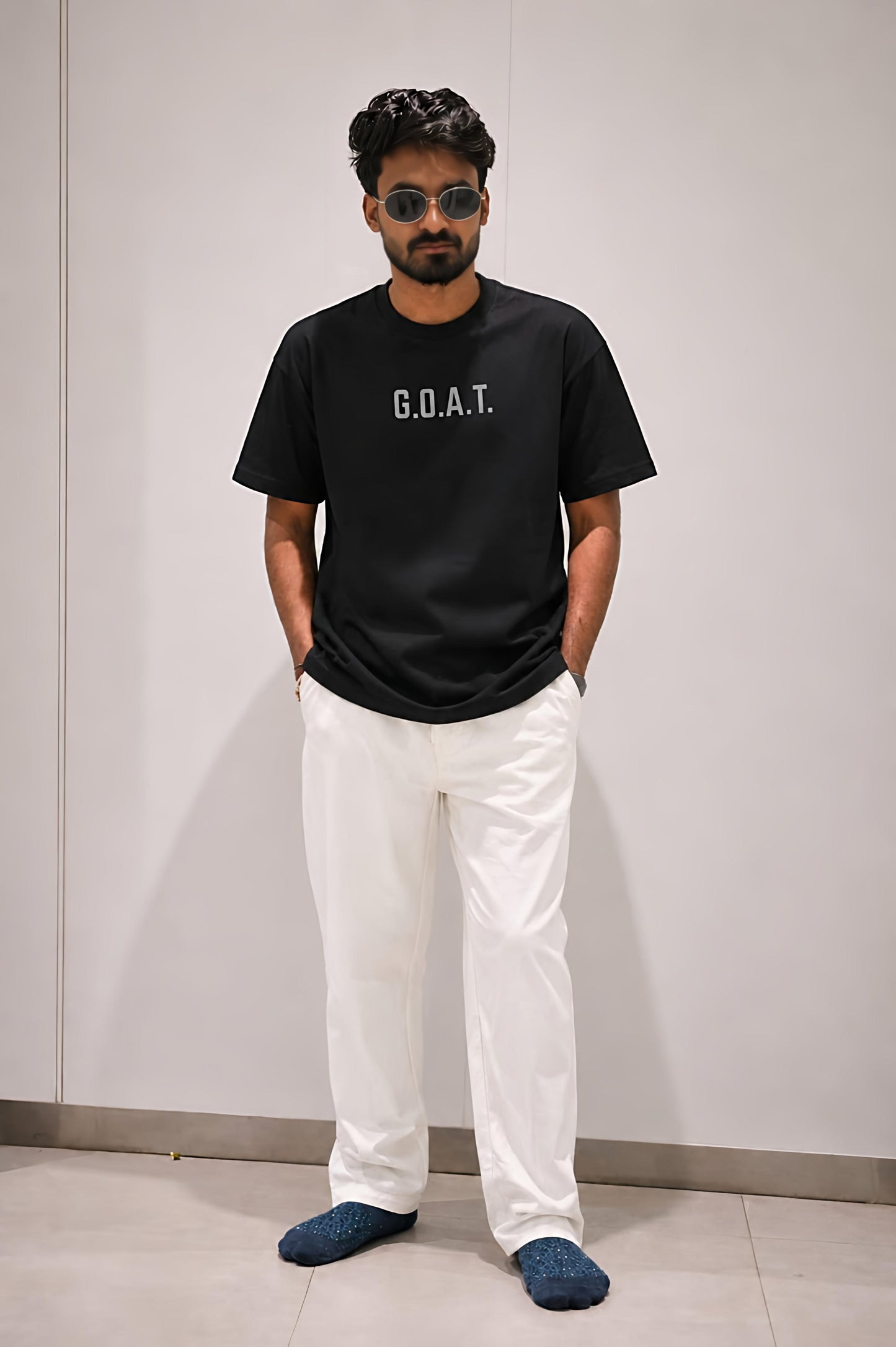 GOAT 18 – Men’s Oversized Cricket Tee