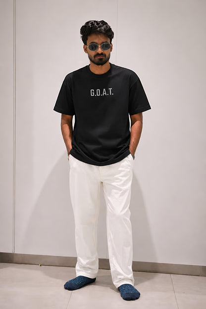 GOAT 18 – Men’s Oversized Cricket Tee
