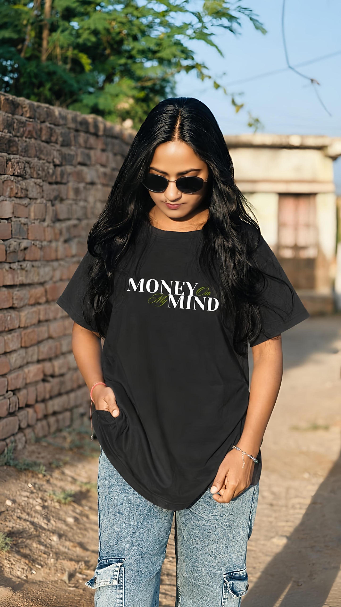 Money Mindset – Men’s Oversized Streetwear T-shirt