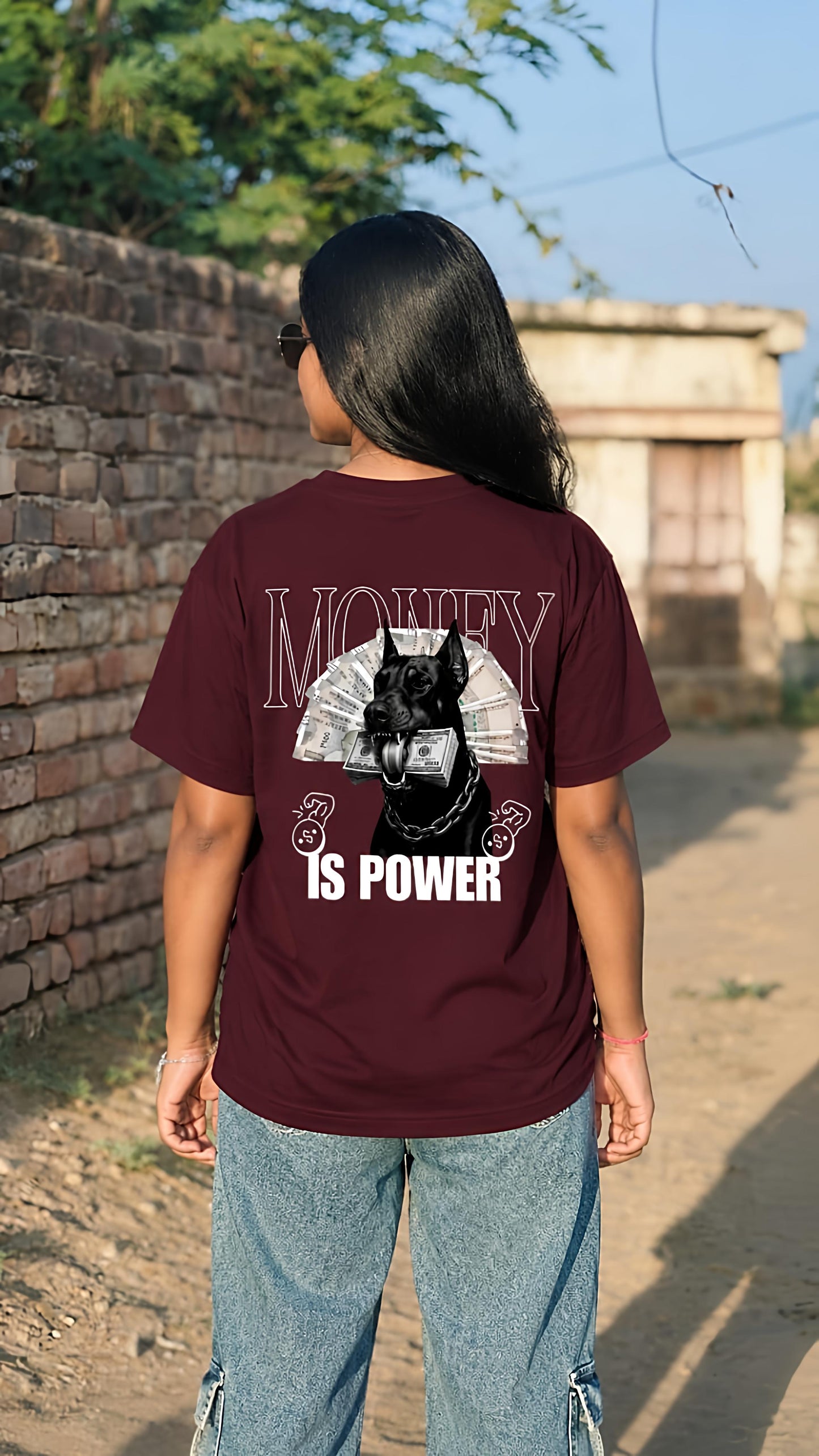 Money Mindset – Men’s Oversized Streetwear T-shirt