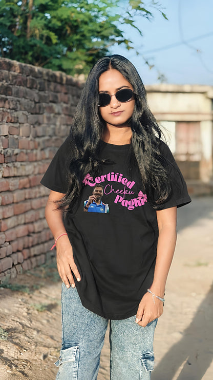 Cheeku Paglu – Women’s Oversized T-Shirt
