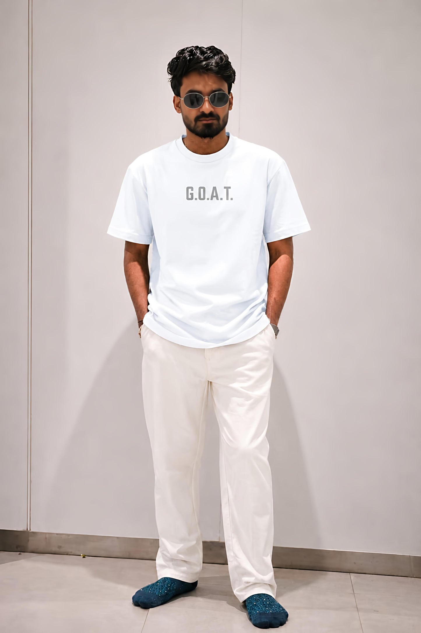 GOAT 18 – Men’s Oversized Cricket Tee