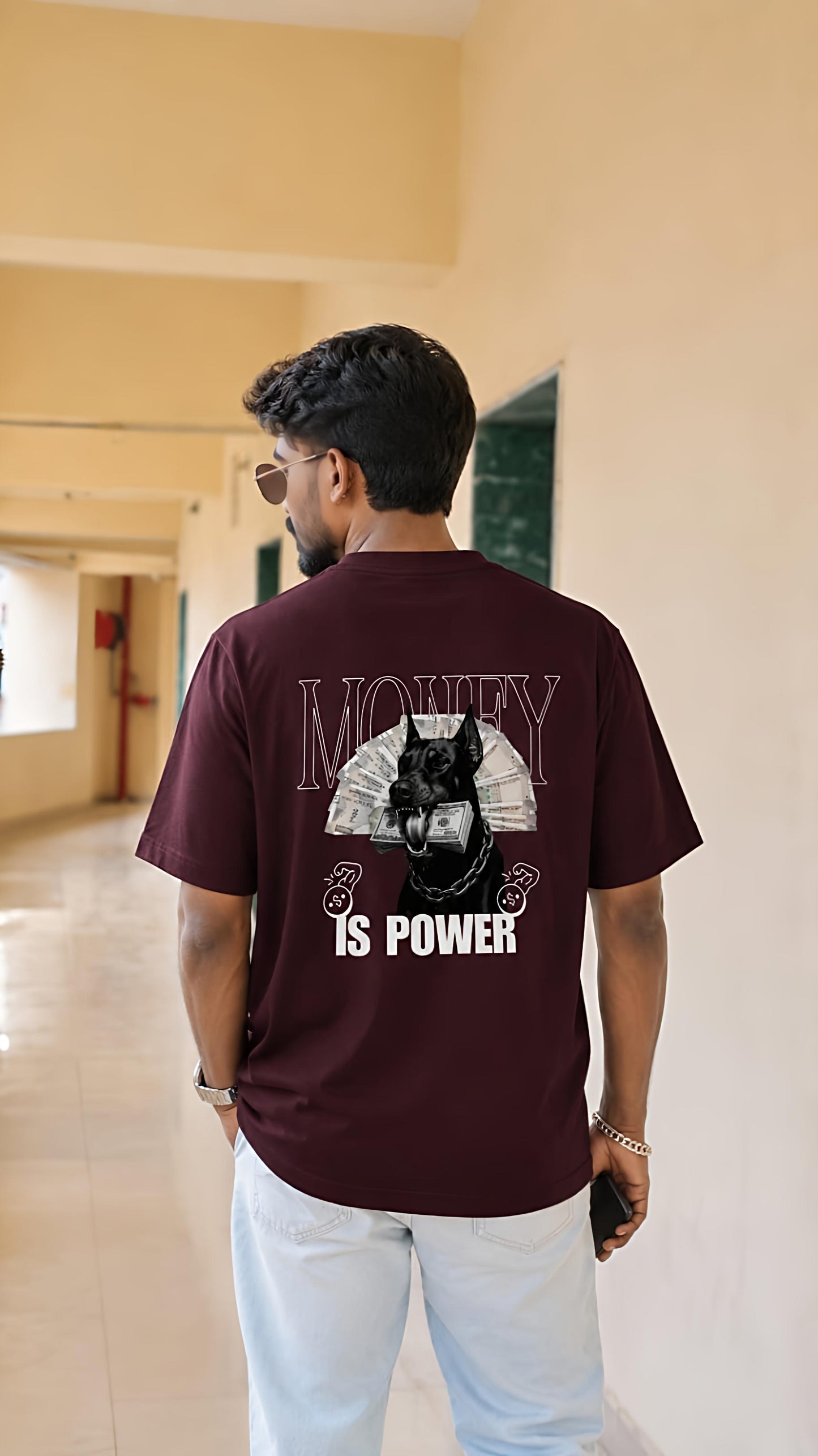 Money Mindset – Men’s Oversized Streetwear T-shirt