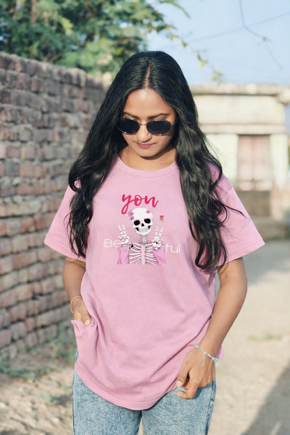 BeYouTeeful Women’s Oversized T-Shirt – Premium Cotton Fit